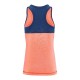 Camiseta Babolat Play Naranja Azul Oscuro Mujer - Barata Oferta Outlet