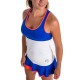 Camiseta BB Fosil Azul Blanco - Barata Oferta Outlet