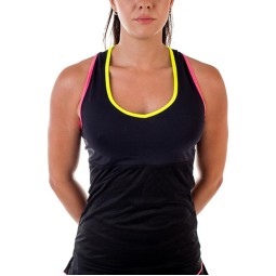 T-shirt BB Lyra Black Yellow Pink Fluor
