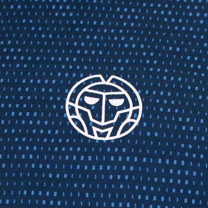 Bidi Badu Beach Spirit Crew Two Colored Dark Blue T-Shirt