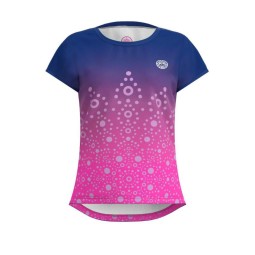 Camiseta Bidi Badu Colortwist Rosa Azul Oscuro Mujer