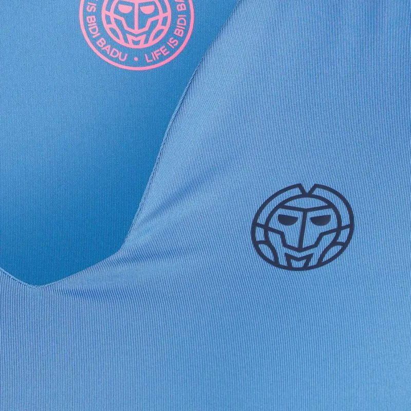 Bidi Badu Colortwist V-Neck Blue Women's T-Shirt