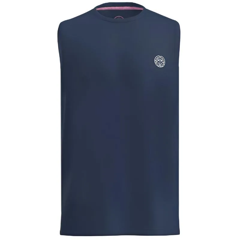 Bidi Badu Crew Dark Blue White T-Shirt