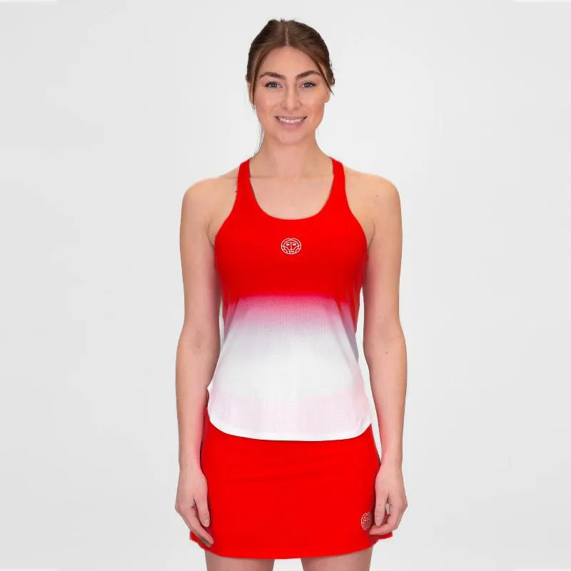 Bidi Badu Crew Gradiant Red White Women''''s T-Shirt