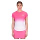 Bidi Badu Crew Gradiant Tee Pink White Women''s T-Shirt