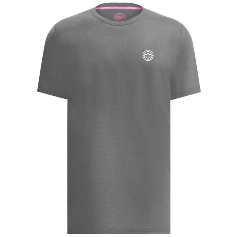 Bidi Badu Crew T-Shirt Grey White
