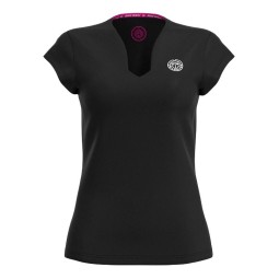 Bidi Badu Crew V-Neck T-Shirt Black Women