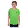 Camiseta Bidi Badu Crew Neon Green Dark Azul Junior