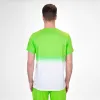 Camiseta Bidi Badu Crew Gradiant Neon White Green
