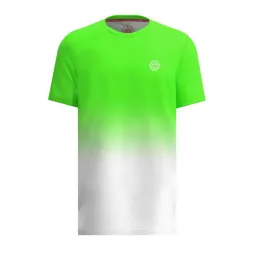 Camiseta Bidi Badu Crew Gradiant Green Neon Blanco Junior