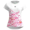Camiseta Bidi Badu Decoration Capsleeve Blanco Mujer