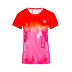 T-shirt Bidi Badu Eve Tech Red Pink Women