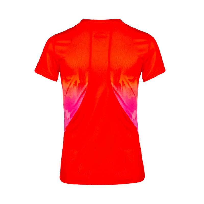 Camiseta Bidi Badu Eve Tech Rojo Rosa Mujer - Barata Oferta Outlet