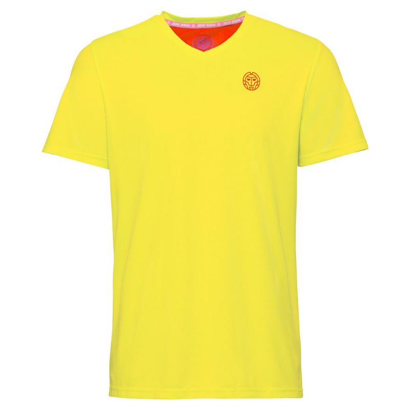 Camiseta Bidi Badu Evin Amarillo Neon Rojo Junior - Barata Oferta Outlet