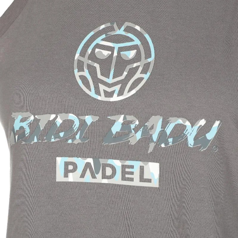 Camiseta Bidi Badu Good Vibes Chill Gris Aqua Mujer