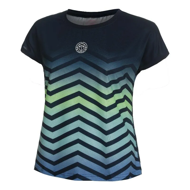 Bidi Badu Grafic Illumination Dark Blue Mix Women's T-Shirt