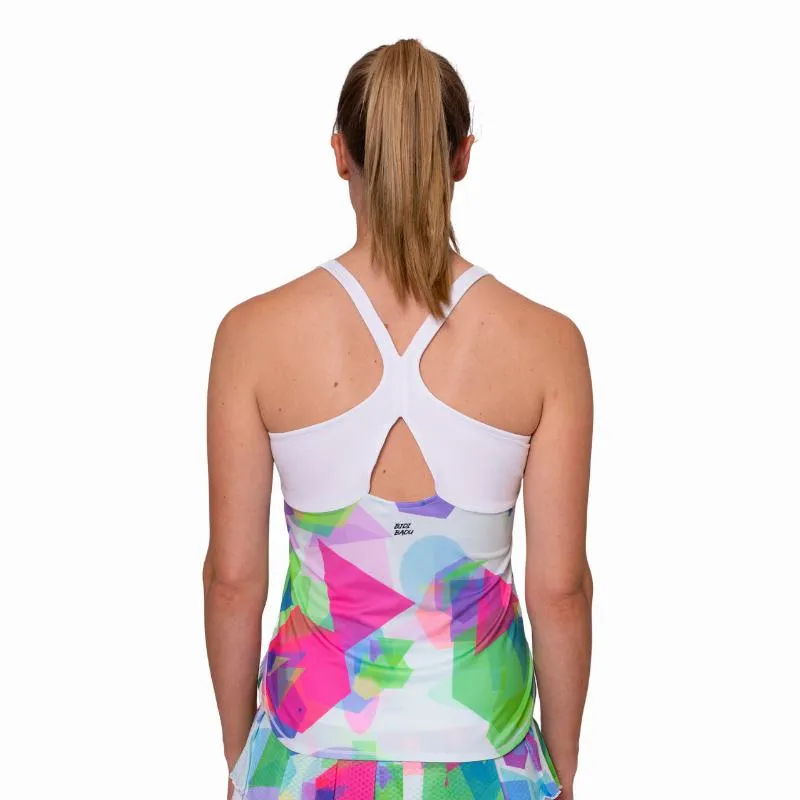 Camiseta Feminina Bidi Badu Kaleido White Mix