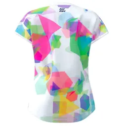 Bidi Badu Kaleido Capsleeve White Mix Women's T-Shirt