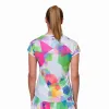 Bidi Badu Kaleido Capsleeve White Mix Women's T-Shirt