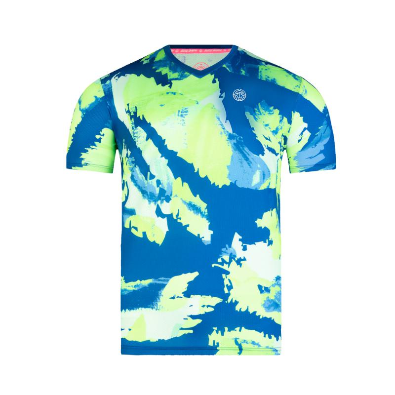 Camiseta Bidi Badu Madu Azul Verde Fluor - Barata Oferta Outlet