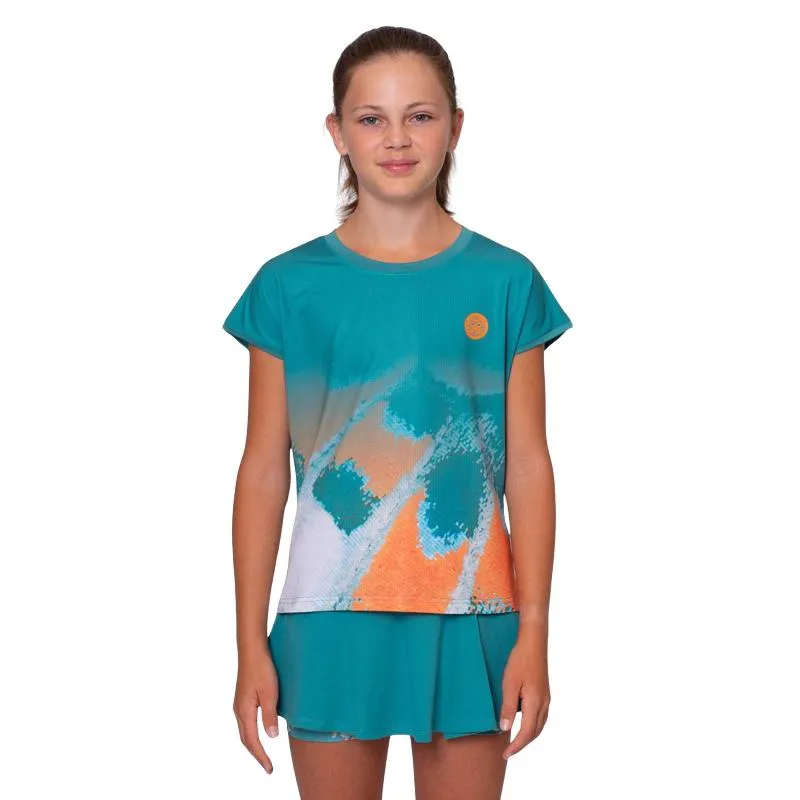 Bidi Badu Melbourne Capsleeve Petroleo Orange Junior T-Shirt