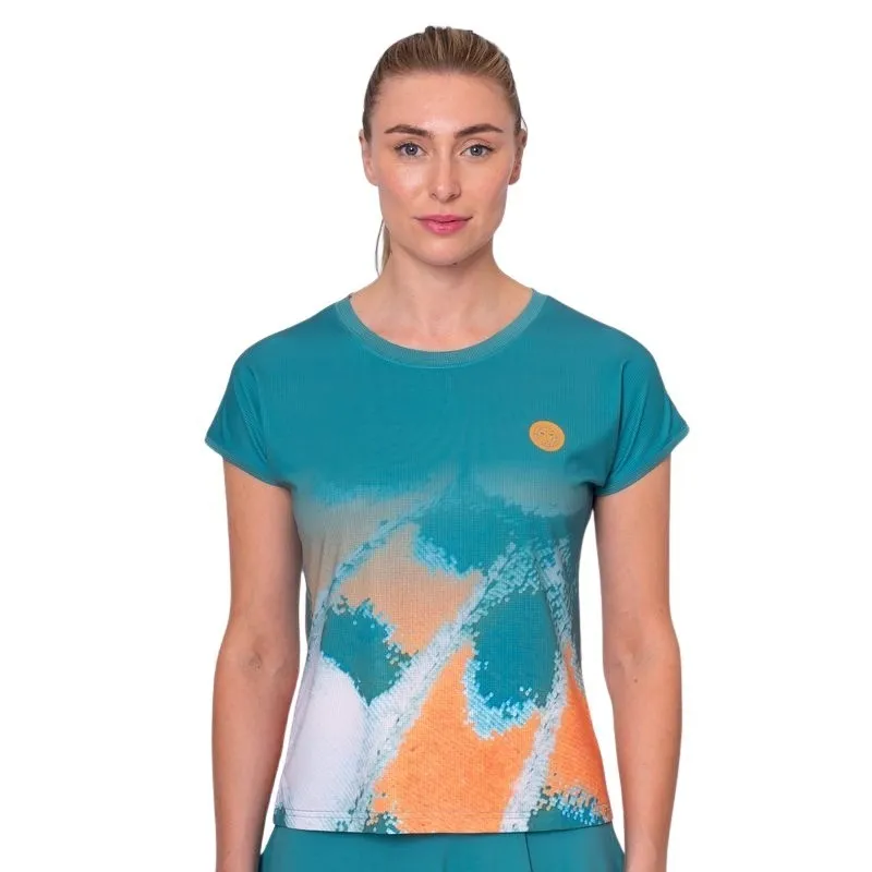 Bidi Badu Melbourne Capsleeve Petroleum T-Shirt Orange Women