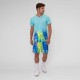 Camiseta Bidi Badu Melbourne V-Neck Aqua Mix