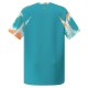 Bidi Badu Melbourne V-Neck Petroleo Orange T-Shirt