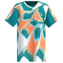 Bidi Badu Melbourne V-Neck Petroleo Orange Junior T-Shirt