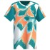 Bidi Badu Melbourne V-Neck Petroleo Orange Junior T-Shirt