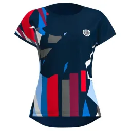 Bidi Badu New York Capsleeve Dark Blue Red Junior T-Shirt