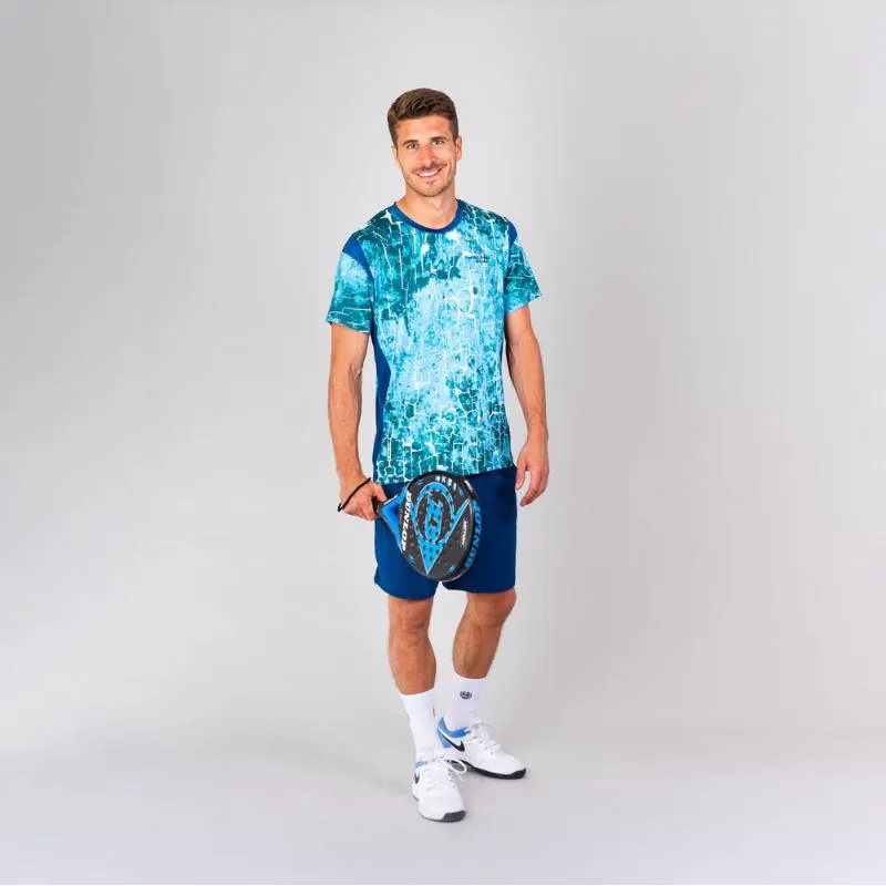 T-Shirt Bidi Badu Padel Themba Dunkelblau Aqua