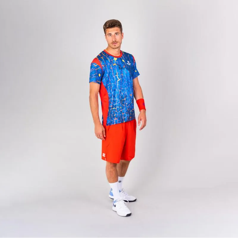 T-Shirt Bidi Badu Padel Themba Rot Blau