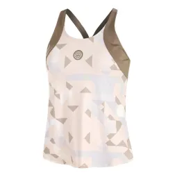 Camiseta Bidi Badu Paris Beige Mujer