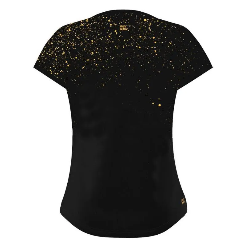 Bidi Badu Paris Capsleeve Black Gold Women's T-Shirt