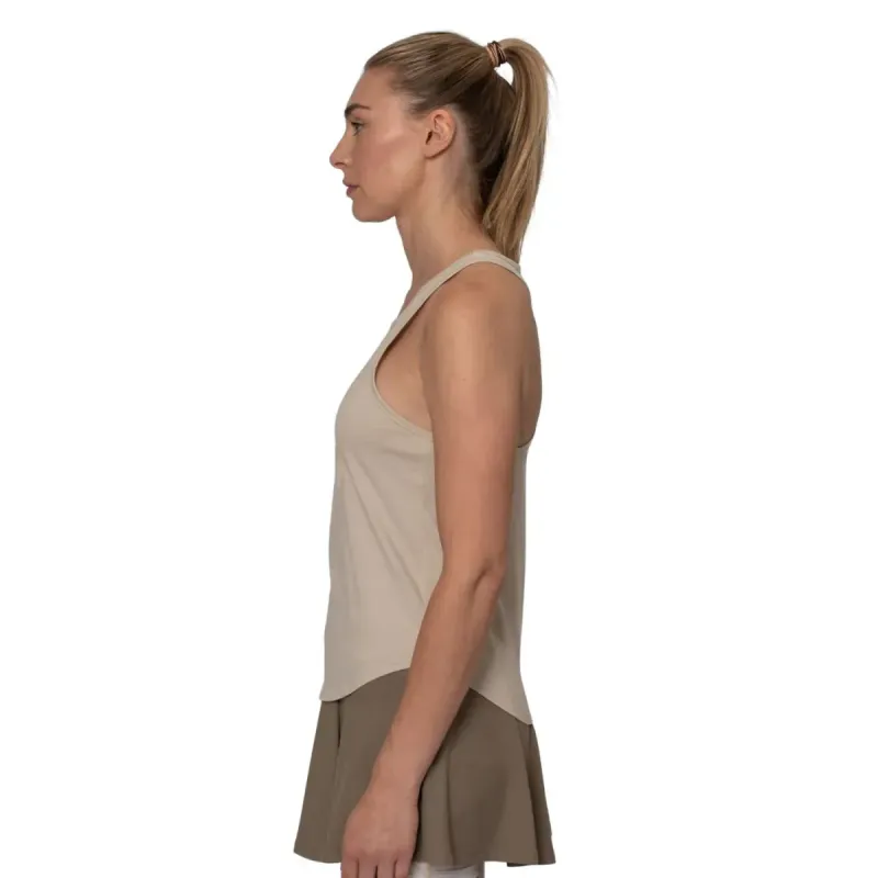 Camiseta Bidi Badu Paris Chill Beige Mujer