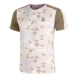 Bidi Badu Paris V-Neck Beige Brown T-Shirt