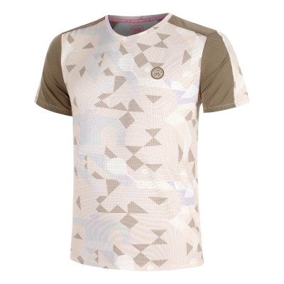 Bidi Badu Paris V-Neck Beige Brown T-Shirt