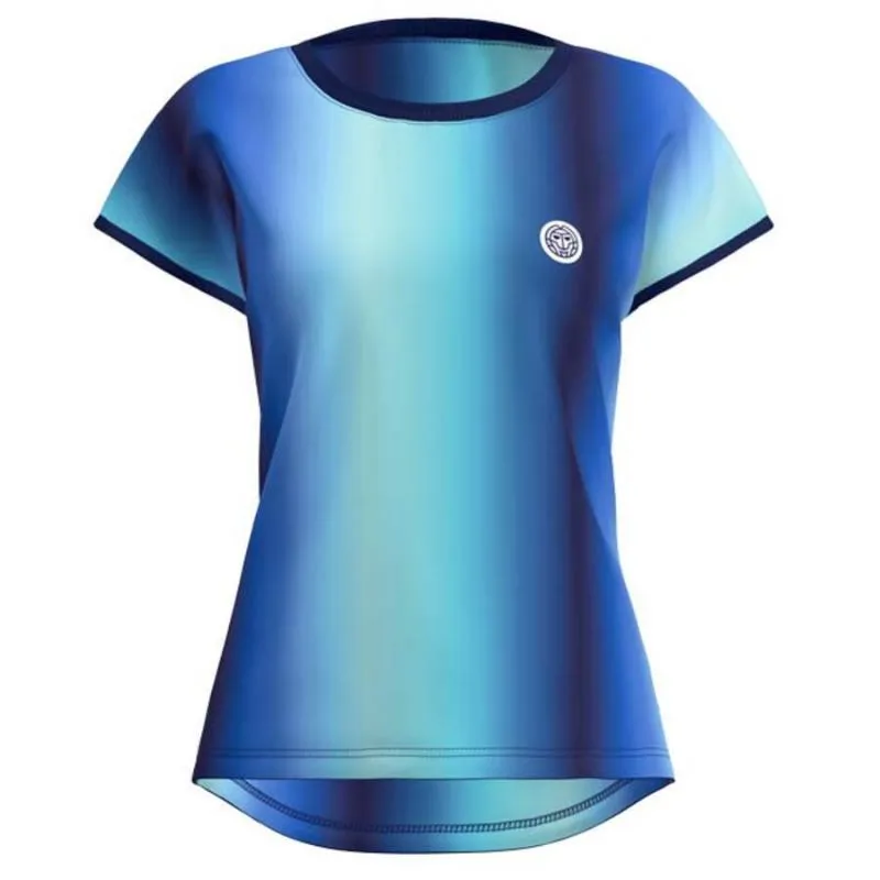 Camiseta Bidi Badu Spectrum Capsleeve Azul Oscuro Aqua Mujer