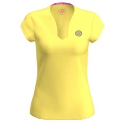 Camiseta Bidi Badu Spectrum V-Neck Amarillo Mujer