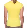 Camiseta Bidi Badu Spectrum V-Neck Amarillo Mujer