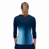 Bidi Badu Spectrum V-Neck Aqua Dark Blue Women's T-Shirt