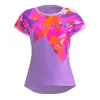 Bidi Badu Spike Capsleeve Purple Pink Women's T-Shirt