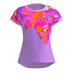 Bidi Badu Spike Capsleeve Purple Pink Women's T-Shirt