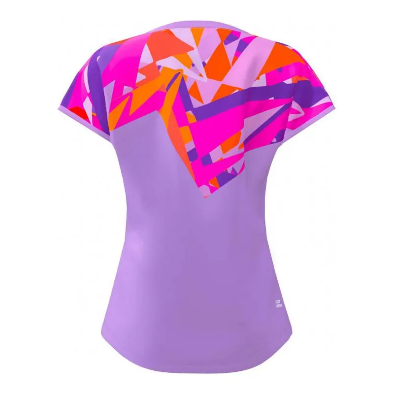 Bidi Badu Spike Capsleeve Purple Pink Women's T-Shirt