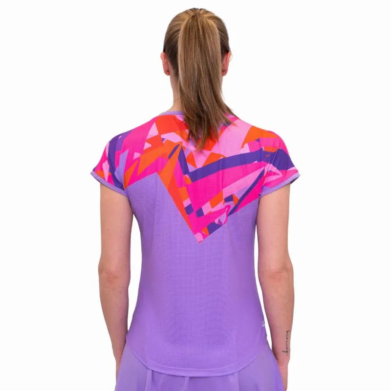 Bidi Badu Spike Capsleeve Purple Pink Women's T-Shirt