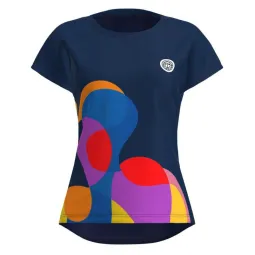 Bidi Badu Twiggy Capsleeve Dark Blue Mix Women''''s T-Shirt