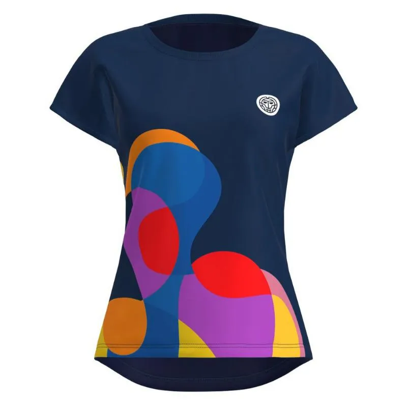 Bidi Badu Twiggy Capsleeve Dark Blue Mix Women''''s T-Shirt