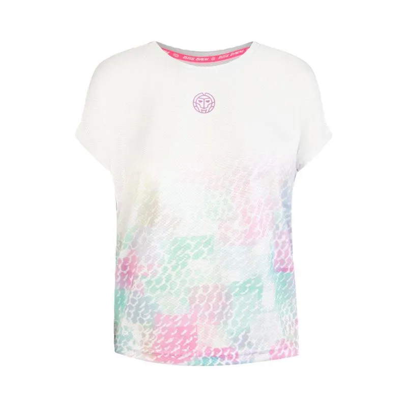 T-shirt Bidi Badu Yaa White Pink Junior