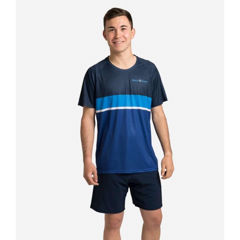 Camiseta Black Crown Porvo Azul - Barata Oferta Outlet
